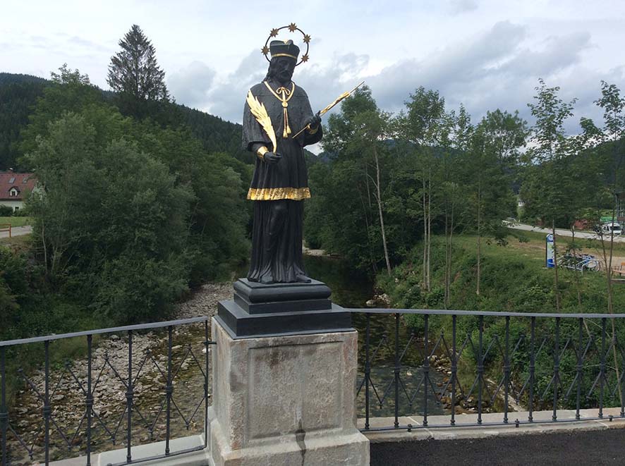 Nepomuk Töpperbrücke Lunz am See